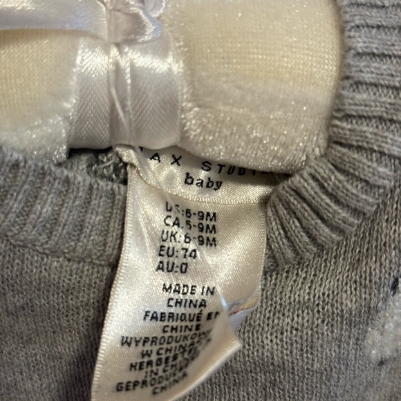 NWT Max Studio Baby lamb sweater romper 6-9 month - Picture 6 of 6